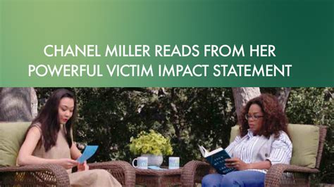 chanel miller stanford|chanel miller's victim impact statement.